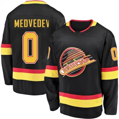 Black Men's Aleksei Medvedev Breakaway Vancouver Canucks 2019/20 Flying Skate Premier Jersey