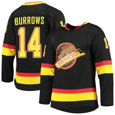 Black Men's Alex Burrows Authentic Vancouver Canucks Alternate Primegreen Pro Jersey