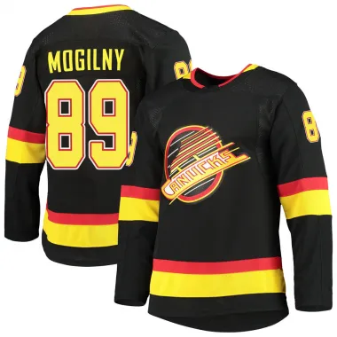 Black Men's Alexander Mogilny Authentic Vancouver Canucks Alternate Primegreen Pro Jersey