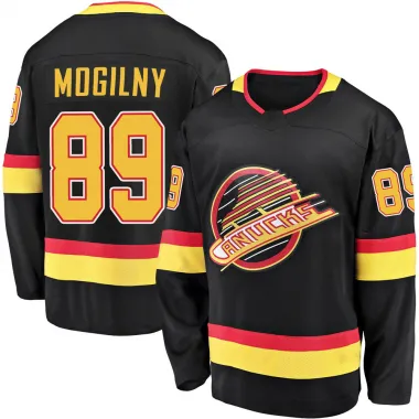 Black Men's Alexander Mogilny Breakaway Vancouver Canucks 2019/20 Flying Skate Premier Jersey