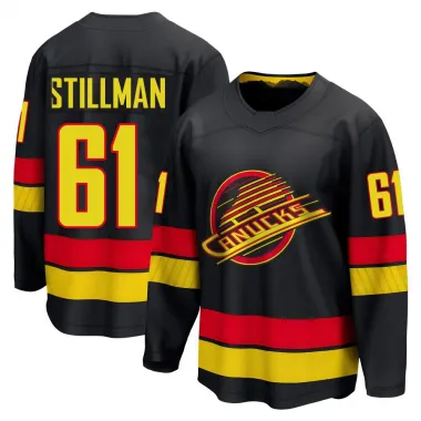 Black Men's Chase Stillman Breakaway Vancouver Canucks Alternate Jersey