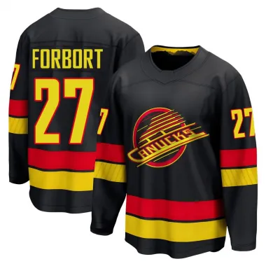 Black Men's Derek Forbort Breakaway Vancouver Canucks Alternate Jersey