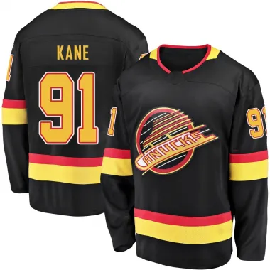 Black Men's Evander Kane Breakaway Vancouver Canucks 2019/20 Flying Skate Premier Jersey
