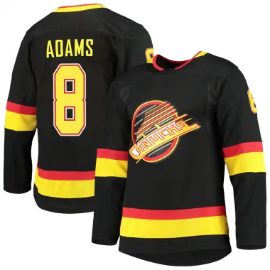 Black Men's Greg Adams Authentic Vancouver Canucks Alternate Primegreen Pro Jersey