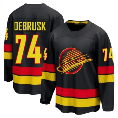 Black Men's Jake DeBrusk Breakaway Vancouver Canucks Alternate Jersey