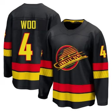 Black Men's Jett Woo Breakaway Vancouver Canucks Alternate Jersey