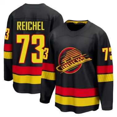 Black Men's Lukas Reichel Breakaway Vancouver Canucks Alternate Jersey