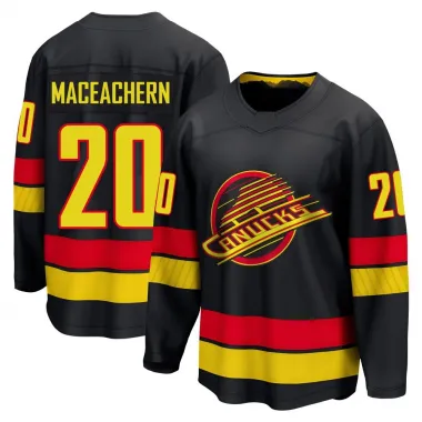 Black Men's Mackenzie MacEachern Breakaway Vancouver Canucks Alternate Jersey