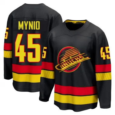 Black Men's Sawyer Mynio Breakaway Vancouver Canucks Alternate Jersey