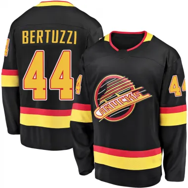 Black Men's Todd Bertuzzi Breakaway Vancouver Canucks 2019/20 Flying Skate Premier Jersey