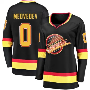 Black Women's Aleksei Medvedev Breakaway Vancouver Canucks 2019/20 Flying Skate Premier Jersey