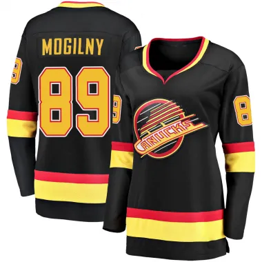 Black Women's Alexander Mogilny Breakaway Vancouver Canucks 2019/20 Flying Skate Premier Jersey