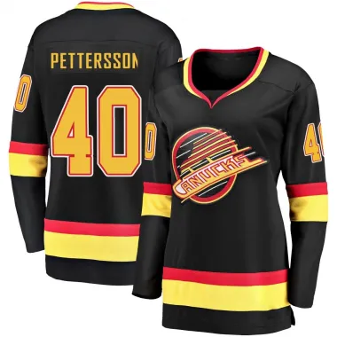 Black Women's Elias Pettersson Breakaway Vancouver Canucks 2019/20 Flying Skate Premier Jersey