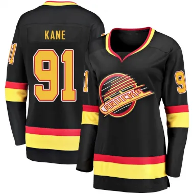 Black Women's Evander Kane Breakaway Vancouver Canucks 2019/20 Flying Skate Premier Jersey