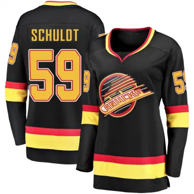 Black Women's Jimmy Schuldt Breakaway Vancouver Canucks 2019/20 Flying Skate Premier Jersey