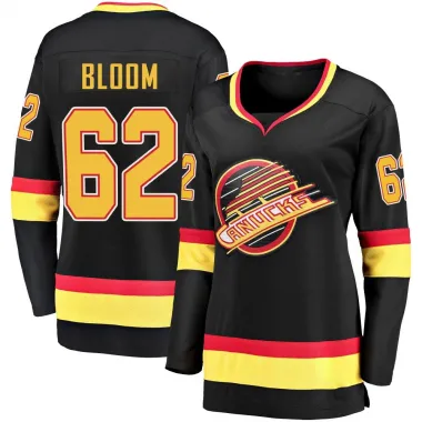 Black Women's Josh Bloom Breakaway Vancouver Canucks 2019/20 Flying Skate Premier Jersey