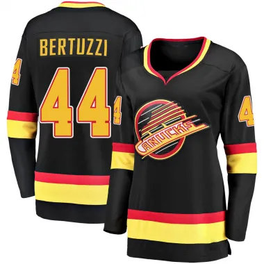 Black Women's Todd Bertuzzi Breakaway Vancouver Canucks 2019/20 Flying Skate Premier Jersey