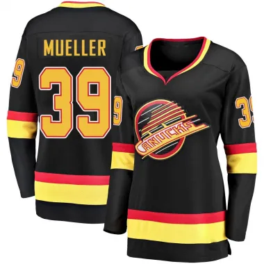Black Women's Ty Mueller Breakaway Vancouver Canucks 2019/20 Flying Skate Premier Jersey