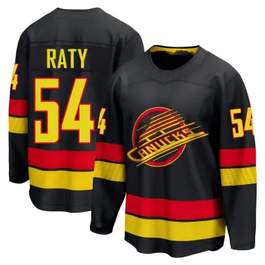 Black Youth Aatu Raty Breakaway Vancouver Canucks Alternate Jersey
