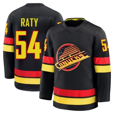 Black Youth Aatu Raty Premium Vancouver Canucks Alternate Jersey