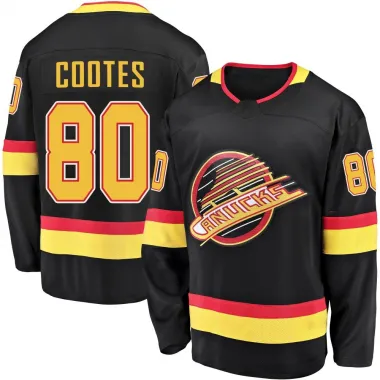 Black Youth Braeden Cootes Breakaway Vancouver Canucks 2019/20 Flying Skate Premier Jersey