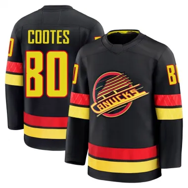 Black Youth Braeden Cootes Premium Vancouver Canucks Alternate Jersey