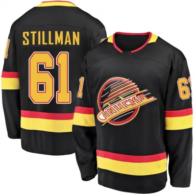 Black Youth Chase Stillman Breakaway Vancouver Canucks 2019/20 Flying Skate Premier Jersey