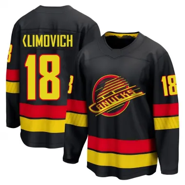 Black Youth Danila Klimovich Breakaway Vancouver Canucks Alternate Jersey
