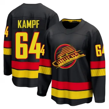 Black Youth David Kampf Breakaway Vancouver Canucks Alternate Jersey