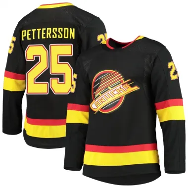 Black Youth Elias N. Pettersson Authentic Vancouver Canucks Alternate Primegreen Pro Jersey