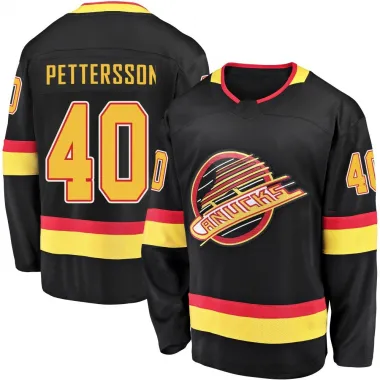 Black Youth Elias Pettersson Breakaway Vancouver Canucks 2019/20 Flying Skate Premier Jersey