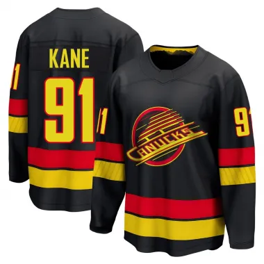 Black Youth Evander Kane Breakaway Vancouver Canucks Alternate Jersey
