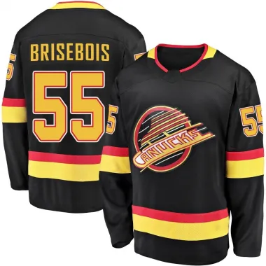 Black Youth Guillaume Brisebois Breakaway Vancouver Canucks 2019/20 Flying Skate Premier Jersey