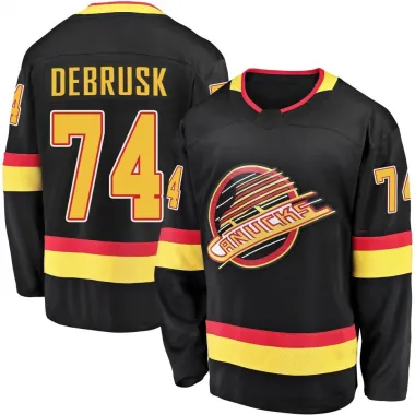 Black Youth Jake DeBrusk Breakaway Vancouver Canucks 2019/20 Flying Skate Premier Jersey