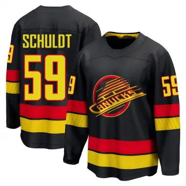 Black Youth Jimmy Schuldt Breakaway Vancouver Canucks Alternate Jersey