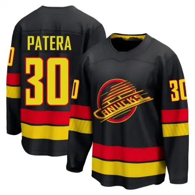 Black Youth Jiri Patera Breakaway Vancouver Canucks Alternate Jersey