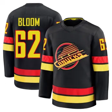 Black Youth Josh Bloom Premium Vancouver Canucks Alternate Jersey