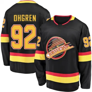 Black Youth Liam Ohgren Breakaway Vancouver Canucks 2019/20 Flying Skate Premier Jersey