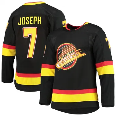 Black Youth Pierre-Olivier Joseph Authentic Vancouver Canucks Alternate Primegreen Pro Jersey