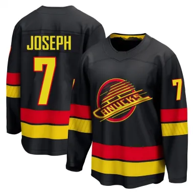 Black Youth Pierre-Olivier Joseph Breakaway Vancouver Canucks Alternate Jersey