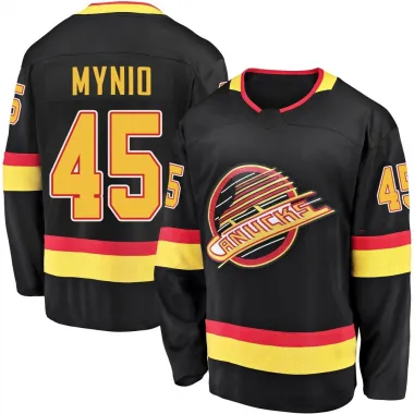 Black Youth Sawyer Mynio Breakaway Vancouver Canucks 2019/20 Flying Skate Premier Jersey