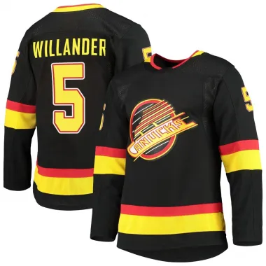 Black Youth Tom Willander Authentic Vancouver Canucks Alternate Primegreen Pro Jersey