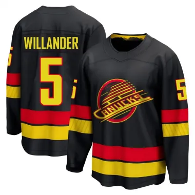 Black Youth Tom Willander Breakaway Vancouver Canucks Alternate Jersey