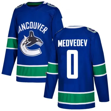 Blue Men's Aleksei Medvedev Authentic Vancouver Canucks Home Jersey
