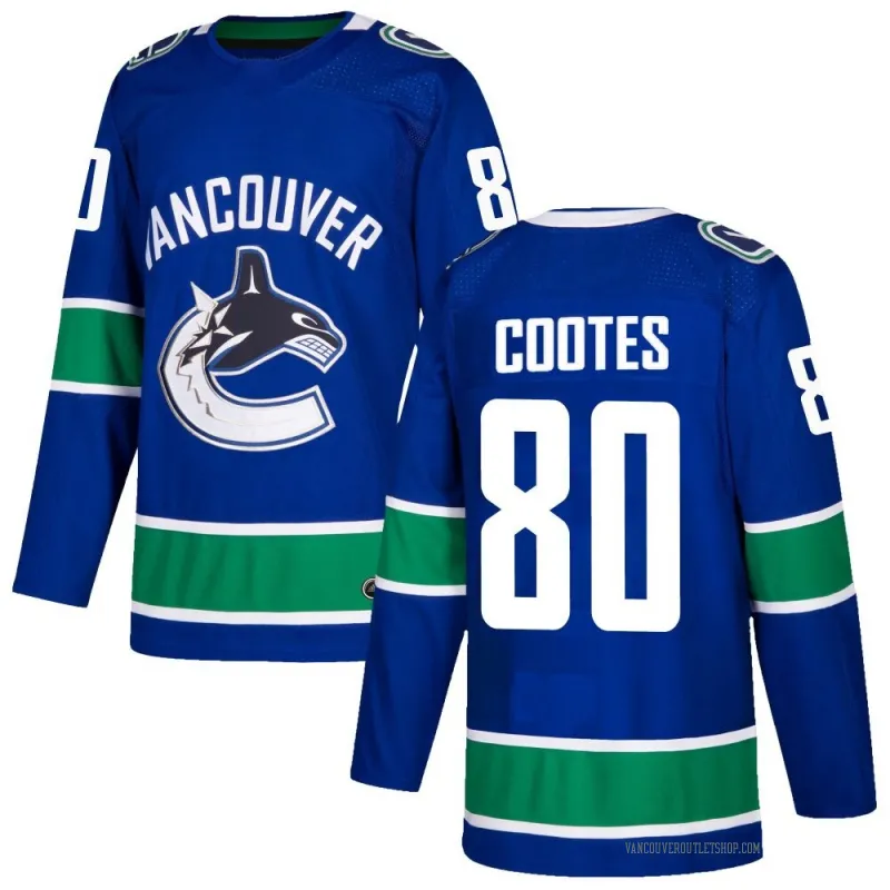 Blue Men's Braeden Cootes Authentic Vancouver Canucks Home Jersey