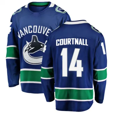 Blue Men's Geoff Courtnall Breakaway Vancouver Canucks Home Jersey