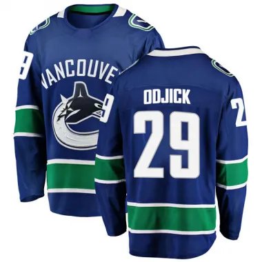 Blue Men's Gino Odjick Breakaway Vancouver Canucks Home Jersey