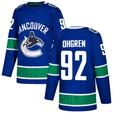 Blue Men's Liam Ohgren Authentic Vancouver Canucks Home Jersey