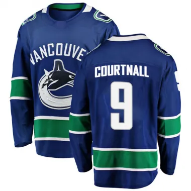 Blue Men's Russ Courtnall Breakaway Vancouver Canucks Home Jersey