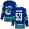 Blue Men's Teddy Blueger Authentic Vancouver Canucks Home Jersey